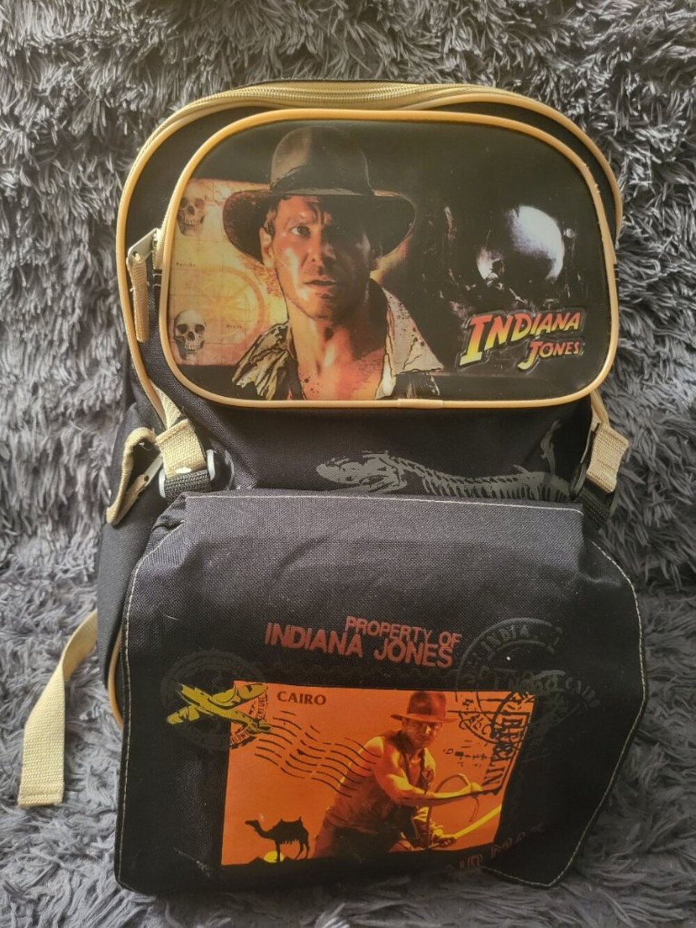 Vintage Harrison Ford Indiana Jones Backpack
